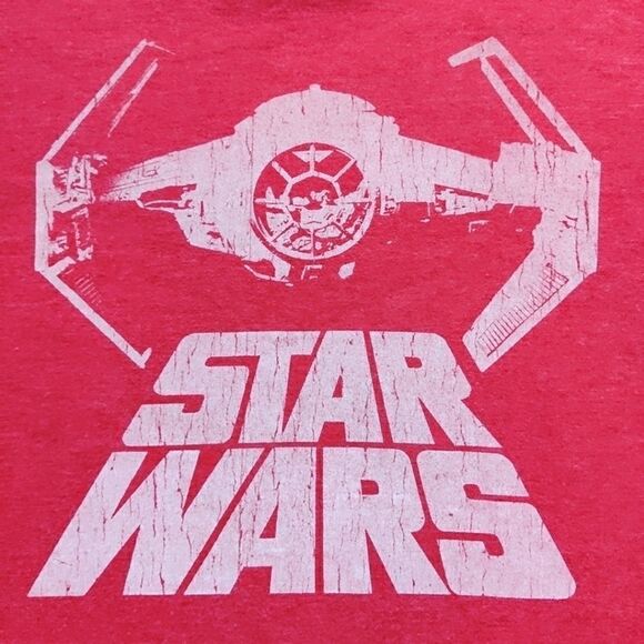 Star Wars seamless bat fighter graphic tee M - Picture 4 of 9